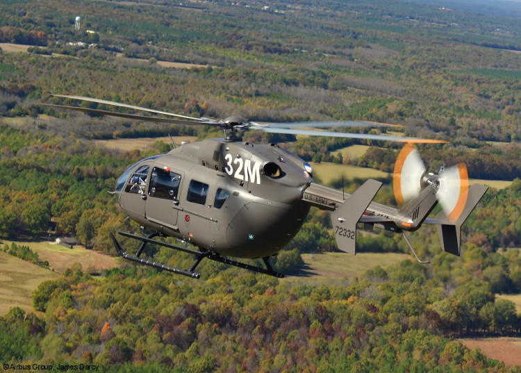 U.S. Army extends contract with an order for 12 new UH-72A Lakota helicopters