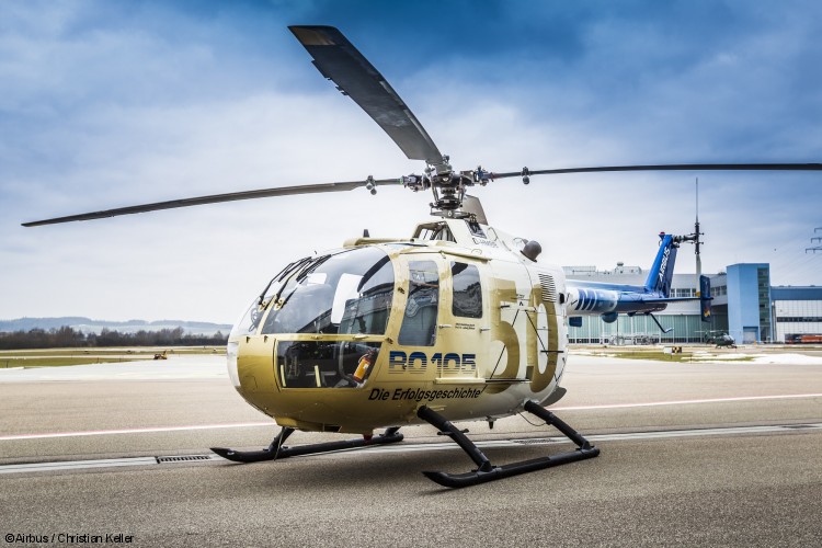 A pioneer of modern helicopter technology: the BO105 celebrates its 50th birthday