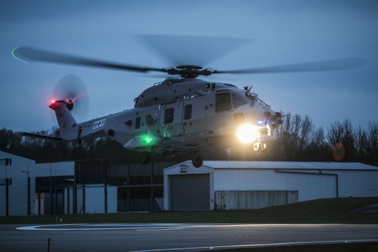 Second NH90 Sea Lion prototype completes maiden flight