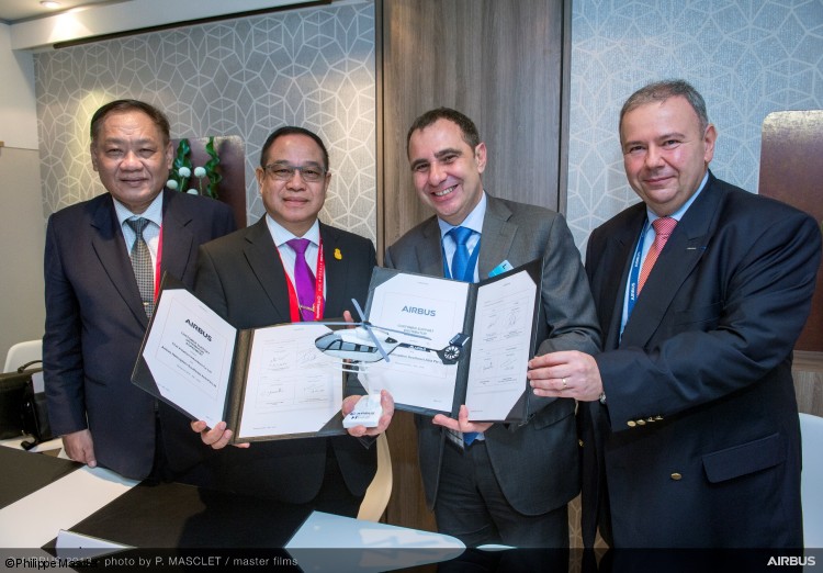 Airbus Helicopters and Thai Aviation Industries to support Royal Thai Armed Forces and Police helicopters