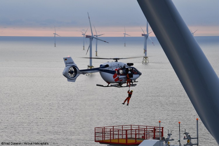 Airbus Helicopters setzt auf den Wachstumsmarkt für Windkraftanlagen
