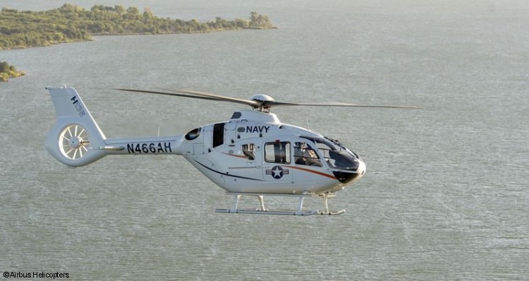 showcase H135 as future Navy helicopter trainer during U.S. Navy Fleet Fly-In event