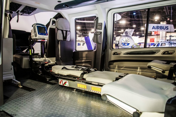 Airbus Helicopters unveils H160 air medical cabin concept by Metro Aviation in North America