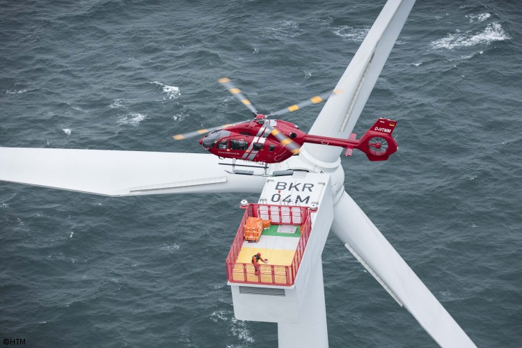 HTM-Helicopters to become the first operator to use the new H145 for Offshore Wind operations