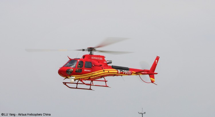 Chinas first helicopter flight using sustainable aviation fuel
