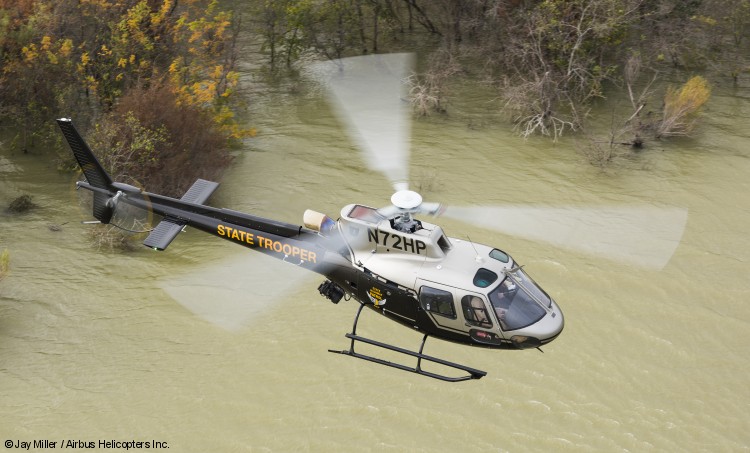 Ohio State Highway Patrol takes delivery of first H125 AStar produced on Airbus Helicopters Inc. U.S. final assembly line