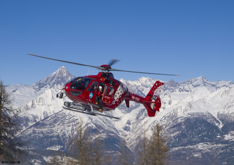 An H135 gets a makeover in Switzerland