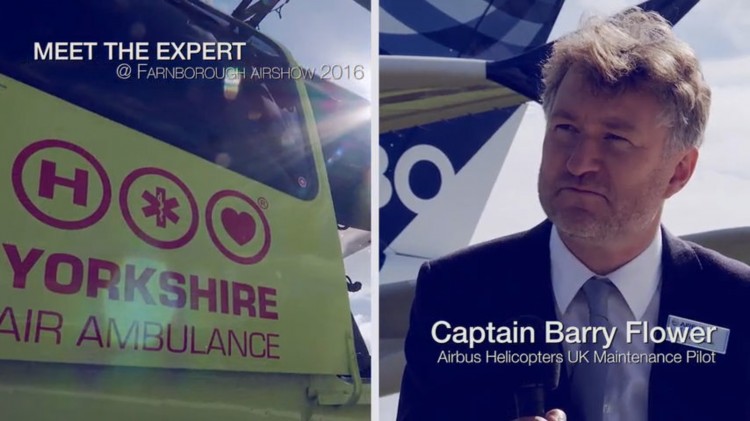 Meet the Expert: Captain Barry Flower, maintenance pilot, at Farnborough