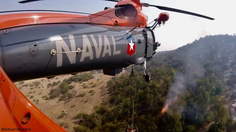 Wildfires in Chile: two pilots report on the blaze